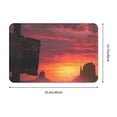 thumbnail image 3 of Daiia Sunset Western Desert Cowboy Front Door Mat, Heavy Duty Durable Welcome Mat for Outdoor Indoor, Dirt Trapper Waterproof Super Absorbent Door Mat, 16" x 24", 3 of 9