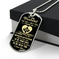 thumbnail image 3 of Dog Tag Necklace for Husband, Husband Birthday’s Day Gifts, Custom Gift for Husband, Romantic Gift, Husband Dog Tag - Graphic Military Dog Tag Necklace (Optional Personalized Engraving), 3 of 5