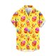 thumbnail image 2 of Blusa y camisa de manga corta con cuello vuelto para hombre, camisa informal de moda para hombre, camisa de manga corta con cuello vuelto, camisa de verano con botones, blusa de poliéster para hombre, 2 of 4