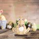 thumbnail image 5 of Decoración de rana de Pascua, adorno de rana de madera para mesa Adorno de artesanía de decoración para su escritorio, mesita de noche, 5 of 5
