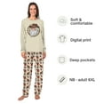 thumbnail image 2 of Jenny Cowboy Santa Christmas Pajamas Family And Dog, Matching Sets With Plus Sizes And Pockets, 2 of 7