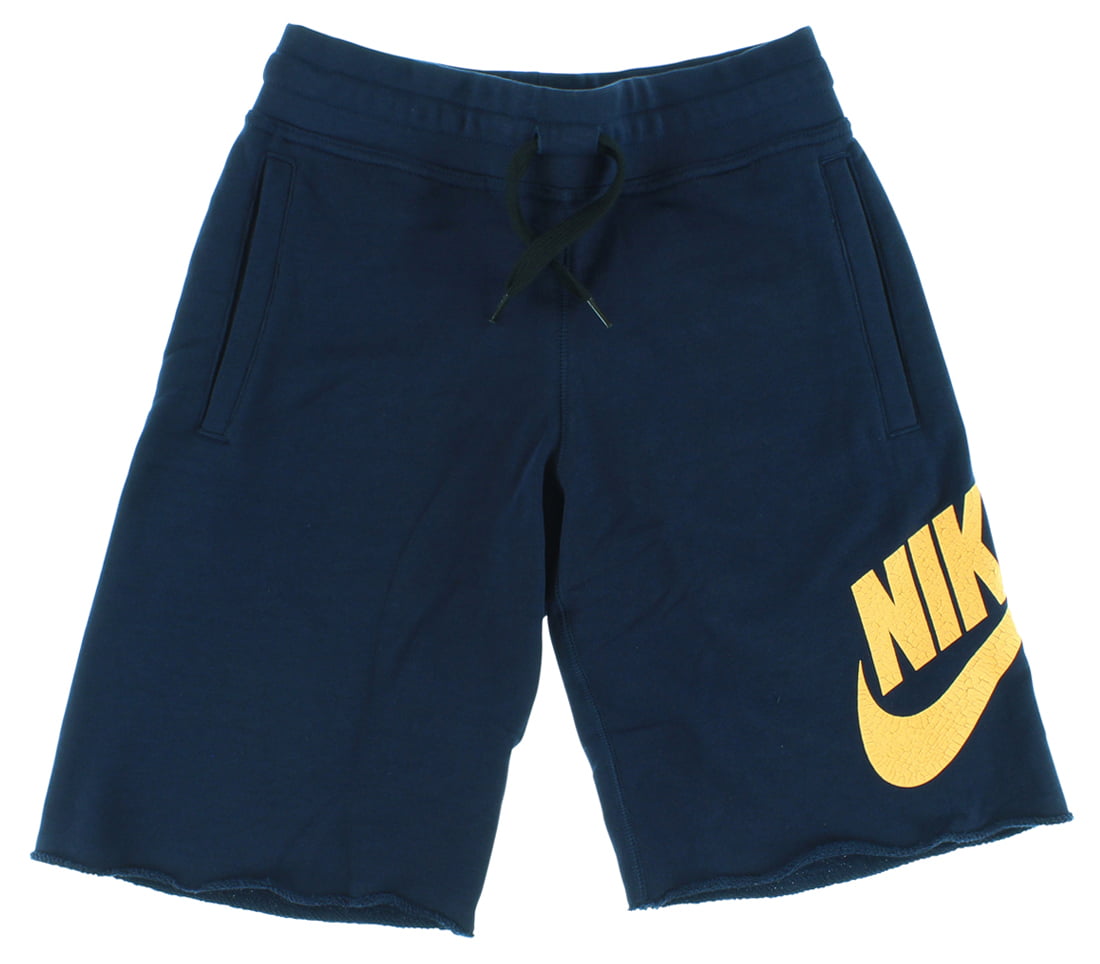 Nike Mens AW77 Alumni Shorts Navy Blue XS - Walmart.com