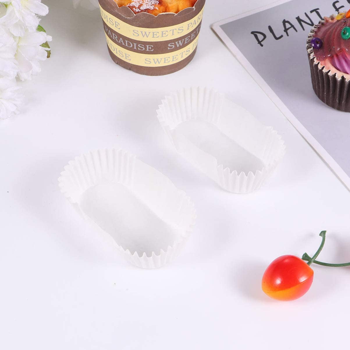 Mini Bread Pan Loaf Pan:1000 PCS Paper Baking Cups Disposable Rectangle  Cupcake Liners Oil-proof Cupcake Wrappers for Cake Balls, Muffins,  Cupcakes, and Candies: Home & Kitchen 