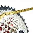 thumbnail image 1 of maskred Carbon Steel Easy To Install Wide Compatibility Bike Chain For Mountain And Road Bikes Stylish gold 8 Speed 1Set, 1 of 6
