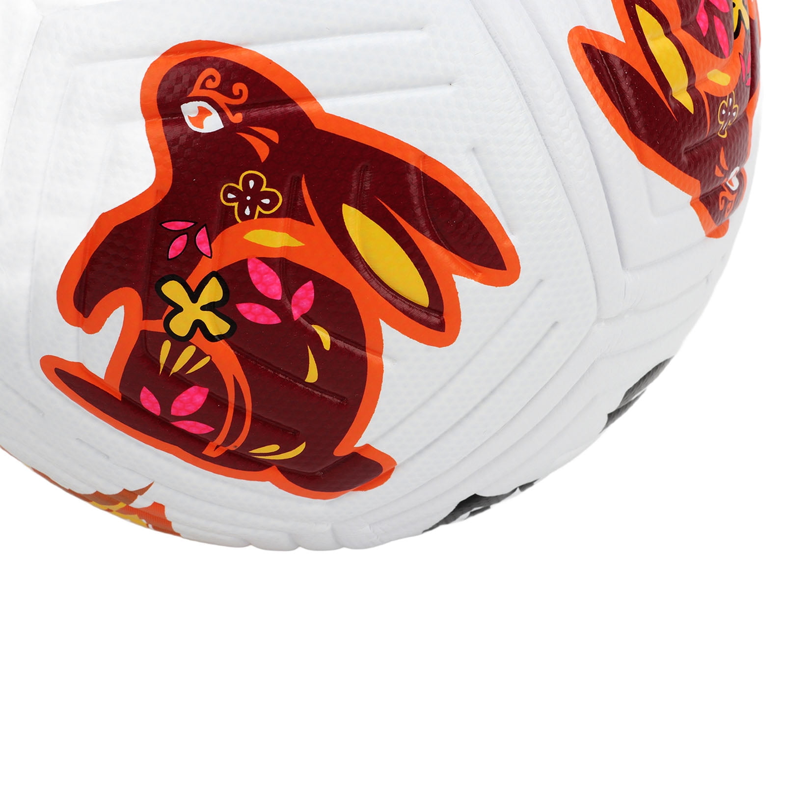NFTIGB Premium Size 5 Professional Training Soccer Ball, PU Leather High Elasticity Match Football for Adults and Youth, White (7.87 in / 20 cm) - Ideal for Outdoor Play and Practice Drills