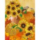 thumbnail image 1 of 5D DIY Parcial Especial en Forma Taladro Diamante Pintura Calabaza Flora Kit, 1 of 9
