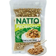 Yamasan Japanese Freeze-Dried Natto Beans Fermented Soybeans, Probiotic Prebiotic Superfood - Vitamin K, Low Sodium, Non-GMO, Vegan, Made in Japan, 2.4oz