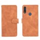 thumbnail image 5 of Funda para Motorola MOTO E 2020, de piel sintética, con tapa tipo libro, protección completa, inserción de tarjetas, tarjetero y soporte., 5 of 5