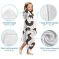 thumbnail image 7 of Dachshund and Heart Hooded Bath Towel，60"x35" for Ages 3 To 12 Kids, Quick Dry Lightweight Soft Microfiber Hood Beach Towel Cover Up for Kids, 7 of 7