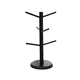 thumbnail image 1 of Soporte para Tazas de Café de Bambú con 6 , Soporte para Tazas Negro con Base Gruesa, Estante de Almacenamiento para Mostrador, 1 of 5