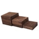 thumbnail image 3 of Juego de 3 Soportes de Madera para Pasteles Y Cupcakes, Elevadores para Buffet, Soporte Cuadrado Multifuncional para Postres, Ideal para Bodas, Fiesta, 3 of 9