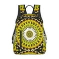 thumbnail image 3 of Balery Yellow Mandala Lightweight Backpack for Men and Women - Durable and Water-Resistant, Ideal for School, Work, Travel, and Everyday Use, 3 of 9