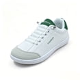 thumbnail image 7 of HEWUQI Women Minimalist Barefoot Canvas Sneaker Cushion Arch Support Non Slip Casual Shoe Low Top Slip on Solid Color Walking Shoes Green Size 9.5, 7 of 7