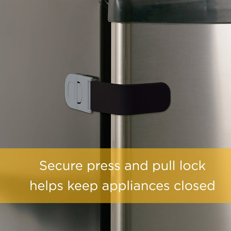 Safety 1ˢᵗ Multi-Purpose Appliance Lock (2pk), Black 