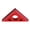 Red, variant on Carpenter Square Triangle Ruler AluminumAlloy Woodworking Ruler 45 Degree Woodworking Square Measurement Tool