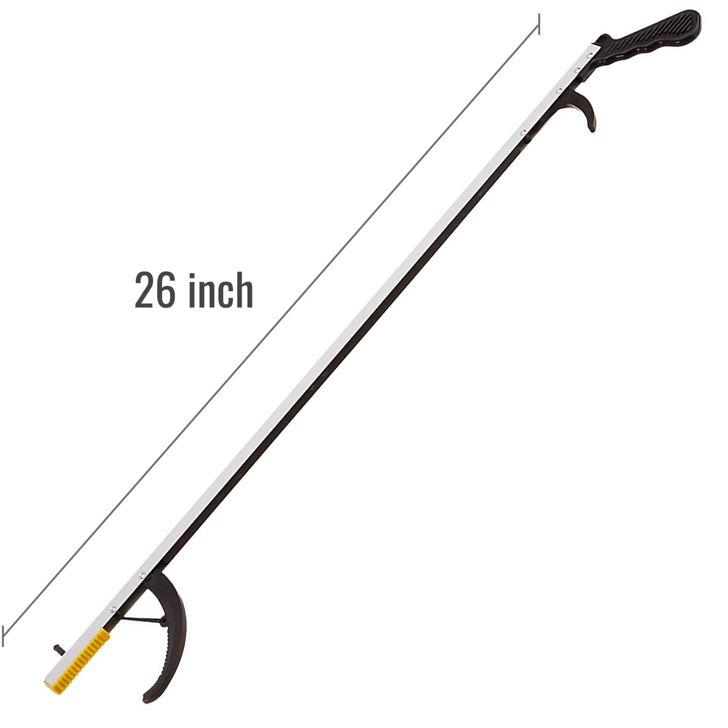 DMI Reacher Grabber Tool for Elderly, Disabled or After Surgery Recovery, Claw Grabber, Reaching Assist Tool, Trash Picker, Hand Gripper, Arm Extension, 26 Inches, Non Folding, Magnetic Claw - image 2 of 6