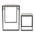 thumbnail image 3 of ��rb SPACE Urban Small - Furniture set - dining - 3-piece (table, 2 stools) - black frame, marble finish, 3 of 7