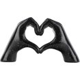 thumbnail image 1 of Black Gesture Decoration, Love Finger Statue Modern, 1 of 2
