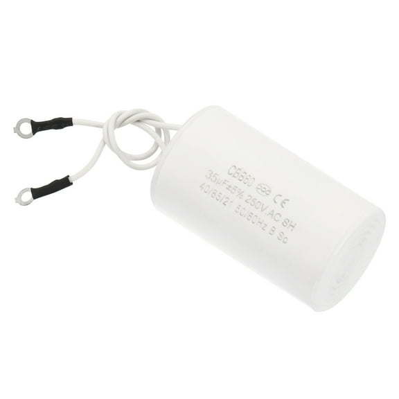 CBB60 35uF Running Capacitor,1pack AC250V 2 Wires 50/60Hz Cylinder 1.52 x 2.73inch