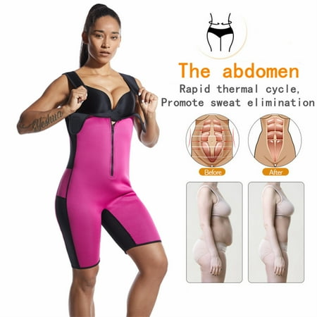 

Women Body Sculpting Sweat Suit Support Vest Corset Yoga Clothes Shapewear Bodysuit Note Please Buy One Or Two Sizes Larger