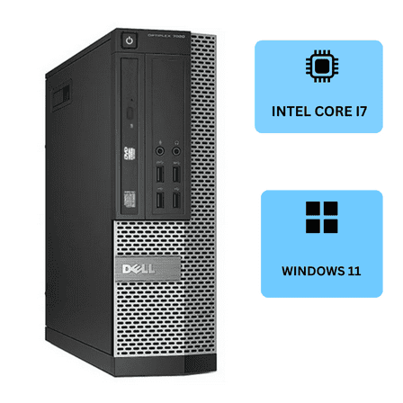 Restored Dell OptiPlex 7020 SFF Computer Desktop Core i7 16GB Ram 240GB SSD Wi-Fi Windows 11 Pro (Refurbished)