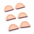 thumbnail image 2 of Abbracc 50 Pieces Leather Labels Handmade Embossed Tag DIY Garment for Shoes Hats Oval, 2 of 3