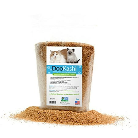DooKashi Kitty Litter Additive Extender Odor Remover Eliminator Dust Free 1