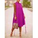 thumbnail image 1 of Summer Fashion Print Sleeveless Button Shirt Dress Women Casual Loose Sleeveless Shirt Dress WomenXL Gao Jinjia LED, 1 of 2