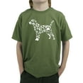 thumbnail image 1 of Boy's Word Art T-shirt - Dog Paw Prints, 1 of 2