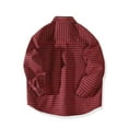 thumbnail image 3 of MaFYtyTPR Winter Jacket for Men 2024 Fashion Men's Plaid Shirt Loose Youth Long Sleeve Shirt Men's Casual Shirt Coat on Red XXL(US 10), 3 of 3