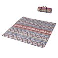 thumbnail image 3 of Picnic Blanket Camping Blanket Picnic Mat Waterproof Outdoor Blanket for Beach Tent Beautiful Harvest 200x200cm, 3 of 5