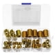 thumbnail image 1 of Kit de 50 insertos autorroscantes de rosca ranurada de acero al carbono para reparación de roscas, 1 of 7