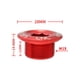 thumbnail image 3 of MUQZI CNC MTB Road Bike M19 Tornillos de la tapa del cigüeñal Tapa del perno del juego de bielas (Rojo), 3 of 6