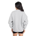thumbnail image 2 of Women's Gameday Couture  Ash Seattle Seahawks Home Turf Oversized Premium Fleece Pullover Sweatshirt, 2 of 3
