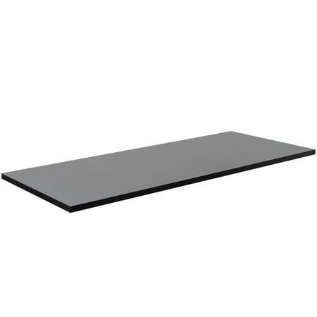 VIVO Black 55 x 24 Square Corner Table Top for Standing Desk Frames