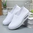 thumbnail image 5 of YOUYEDIAN Orthopedic Dress Shoes for Women Arch Support Slip on Non Slip Golf Shoes Wide Knitted Mesh Stretch Server Shoes Comfortable 2026 New Orthopedic Shoes (White), 5 of 8