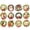 A002- Style B, variant on Christmas Decor, 12 Pieces Farm Animal Themed Diamond Art Christmas Ornaments, 3X3 Inch Cute Mini Christmas Ornaments Set, Full Diamond Painting Kit with All Painting Supplies,
