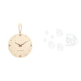 thumbnail image 1 of Reloj de pared,Reloj de pared decorativo para sala de estar,silencioso,Reloj de pared de madera con decoración moderna,Adhesivo de pared,Calcomanías de pared de peces para dormitorio,sala de, 1 of 8