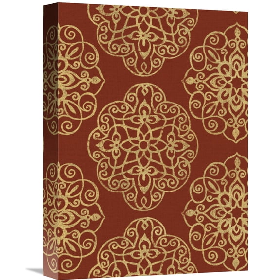 Global Gallery Daphne Brissonnet 'Kolam Pattern II' Canvas Wall Art