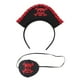 thumbnail image 1 of FELTECHELECTR juego de disfraces de pirata para niños, disfraces de Halloween, divertidos accesorios de pirata, color rojo., 1 of 4