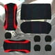 thumbnail image 4 of Protector de asiento de coche, funda de poliéster para silla de vehículo, accesorios para coche (rojo), 4 of 7