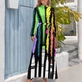 thumbnail image 3 of Vestido largo de noche Dark Art Day, vestido de lujo para mujer, vestido de fiesta, 3 of 4