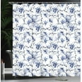 thumbnail image 4 of Ambesonne Traditional Shower Curtain, Ink, 69"Wx70"L, Blue, 4 of 5