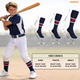 thumbnail image 6 of WHIPPY Baseball Socks and Belt for Youth Adult Softball Socks and Elastic Belt, 6 of 7