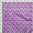 thumbnail image 4 of oneOone Silk Tabby Purple Fabric Fruits Craft Projects Decor Fabric Printed By The Yard 42 Inch Wide, 4 of 5
