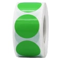 thumbnail image 1 of Autocollants Ronds Vert Clair 1 Pouces Pouce Rond Lot de 500, 1 of 2