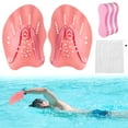 thumbnail image 3 of BLEEUS Swim Training Pull Buoy Adjustable Strap Hand Paddles Set For Adults Swimming Essentials (D), 3 of 9