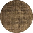 thumbnail image 1 of Ahgly Company Indoor Round Oriental Brown Industrial Area Rugs, 6' Round, 1 of 4