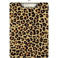 thumbnail image 2 of FMSHPON Leopard Clipboard Hardboard Wood Nursing Clip Board and Pull for Standard A4 Letter 13x9 inches, 2 of 7