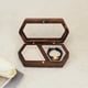 thumbnail image 4 of Porta Anillos De Madera Con Tapa Transparente, Dos Ranuras, Joyero, Porta Joyas De Nogal Para Parejas, Porta Anillos Portátil Para Parejas, Porta Anillos De Boda Para Bodas., 4 of 7